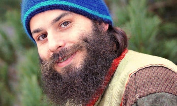 curly beard man curly beard man