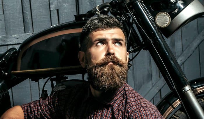 full and dense beard
