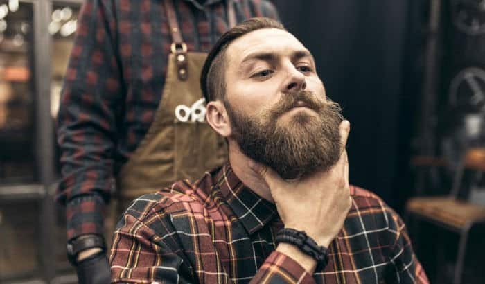 man with healthy facial hair